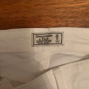 Abercrombie White Jeans